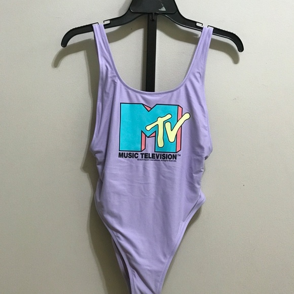 Aerie MTV Birthday Scoop Cheekiest One Piece Swimsuit - Picture 3 of 8